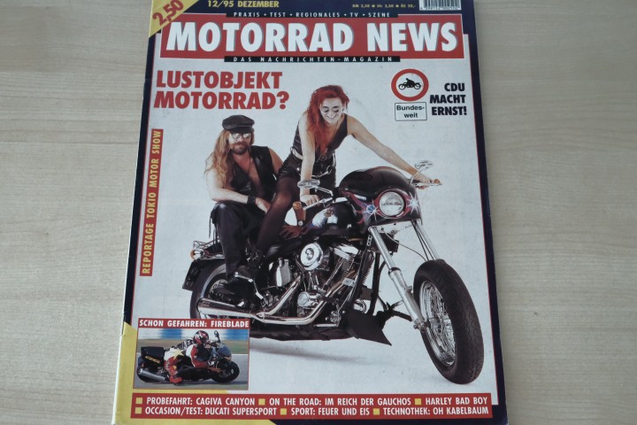 Deckblatt Motorrad News (12/1995)